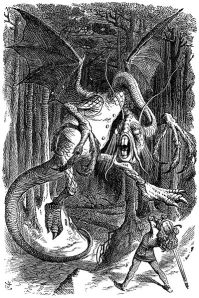 Alice and the Jabberwocky First published in Carroll, Lewis. 1871. Through the Looking-Glass, and What Alice Found There.